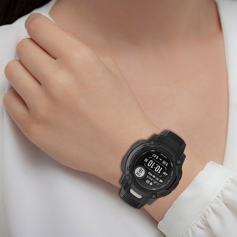 Cinturino per orologio  per Garmin Instinct 2X Silicone Sostituzione Cinghia Regolabili Cinturino sportivo Polsino del 2025 a $16.99 –P1
