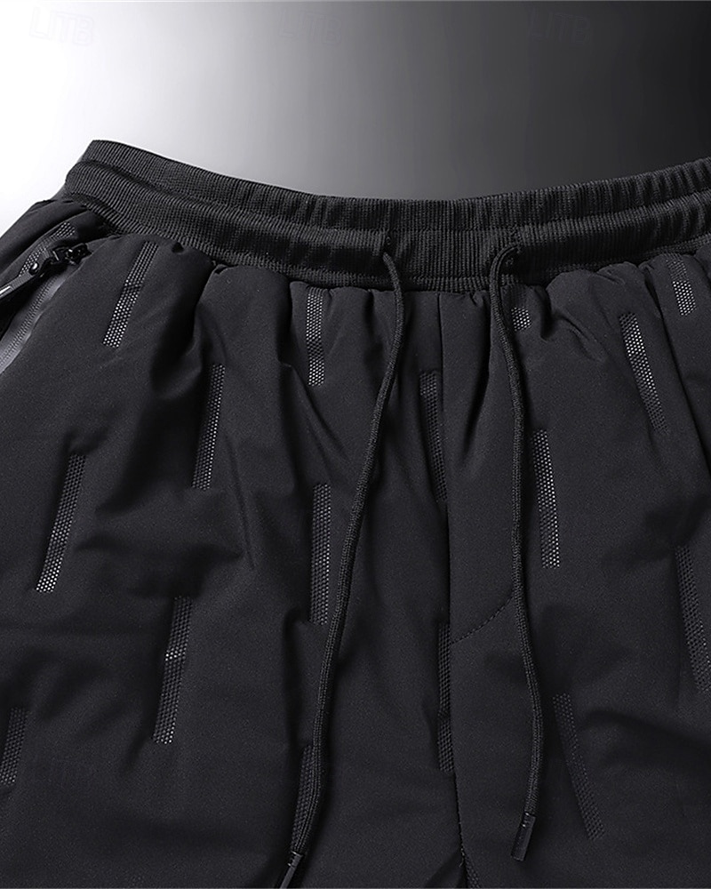 Men's Sherpa Fleece Pants Sweatpants Joggers Trousers Pocket Drawstring Elastic Waist Plain Comfort Warm Sports Outdoor Daily Fashion Casual Black 1# Black Micro-elastic 2026 - $16.49 –P2