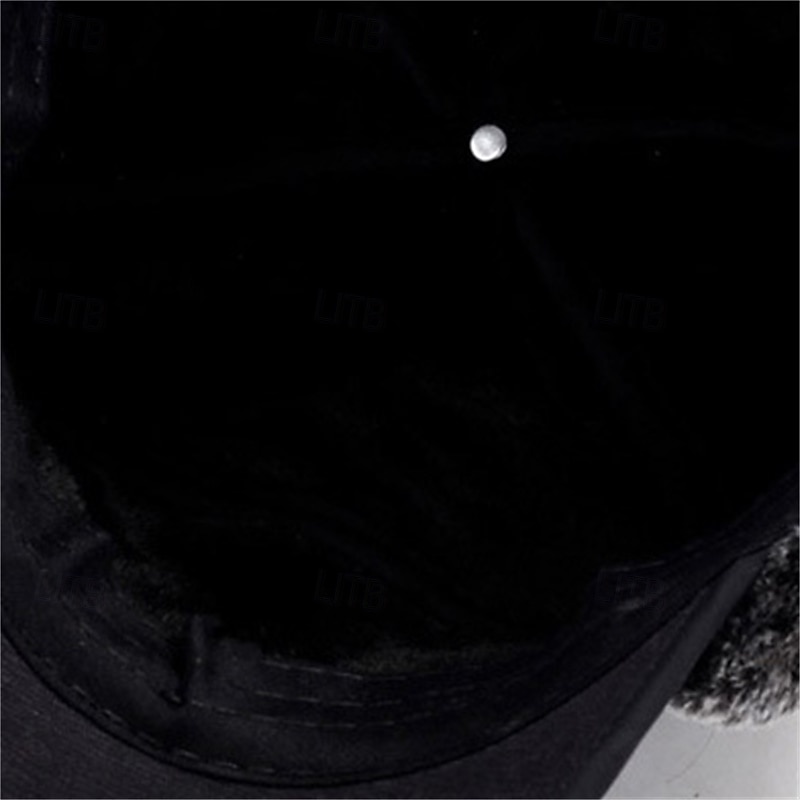 Herren Trappermütze Wintermützen Winter Beanie Schwarz Blau Polyester Einstellbar Gemütlich Freizeitskleidung Ausgehen Solide / einfarbig Warm 2026 - $13.49 –P9