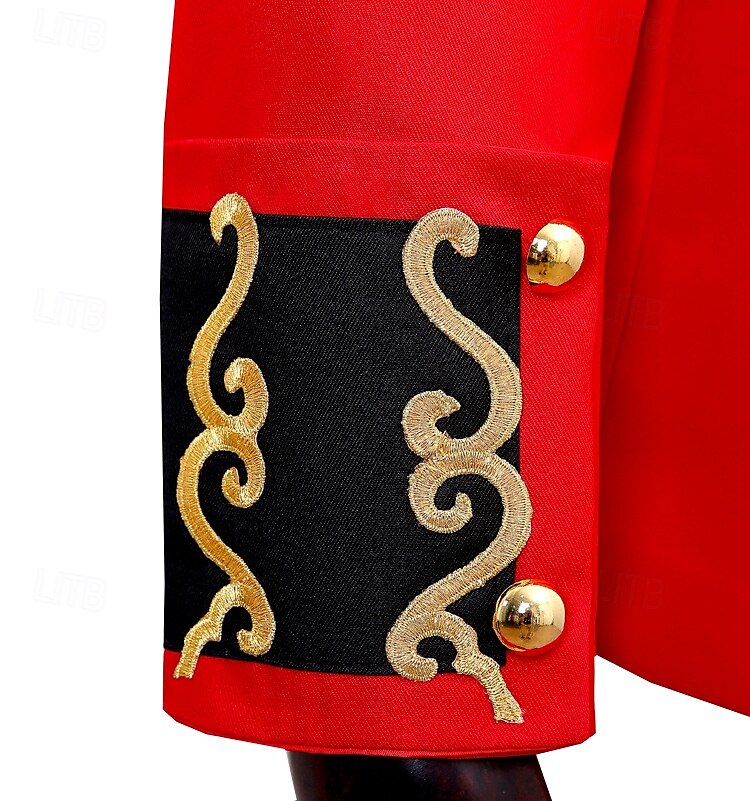 Retro Vintage Rococo Coat Masquerade Circus Jacket Prince Aristocrat Men's Carnival Masquerade Event / Party Adults' Coat Spring Fall & Winter 2025 - $74.99 –P5