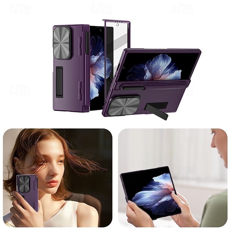 telefono Custodia Per Piega a Z 6 Per retro Con supporto Portamatite Resistente agli urti Retrò TPU PC del 2025 a $33.99 –P2