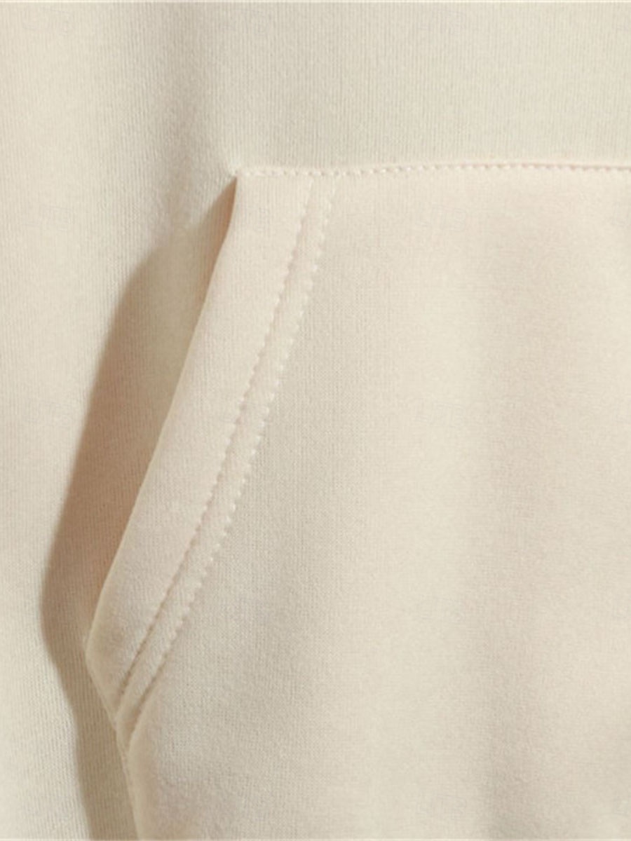 Women's Hoodie Sweatshirt Casual Street Dailywear Hoodie Zip Up Front Pocket Long Sleeve Pink Purple Beige Fall Winter 2025 - $24.99 –P5