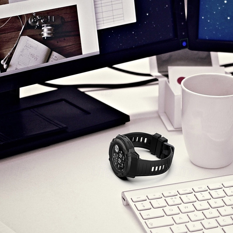 Cinturino per orologio  per Garmin Instinct 2X Silicone Sostituzione Cinghia Regolabili Cinturino sportivo Polsino del 2025 a $16.99 –P4