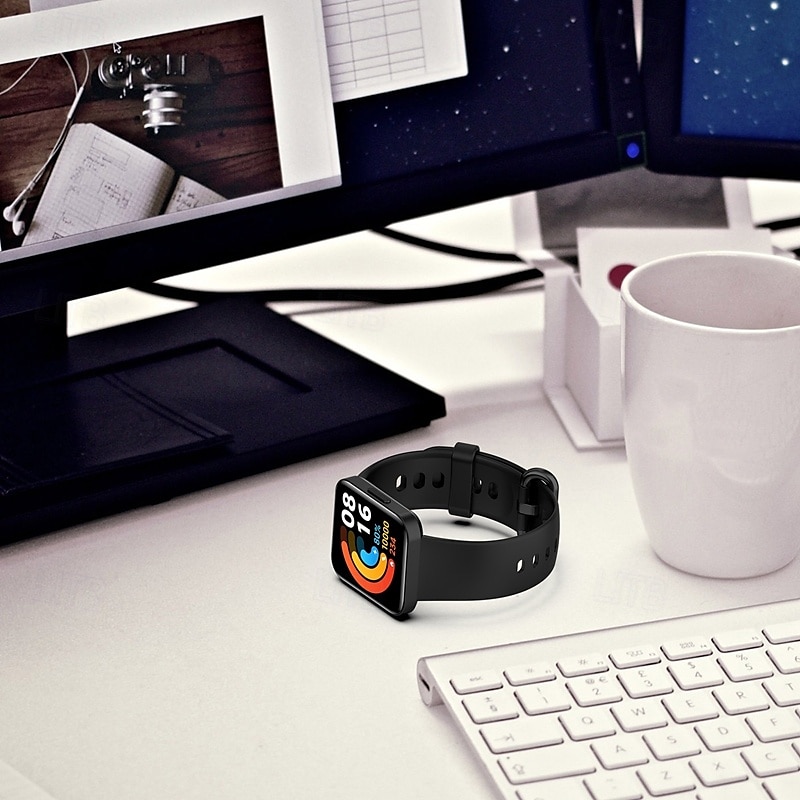 Pulseira de Smartwatch Compatível com Xiaomi Relógio redmi 2 Relógio Redmi 2 Lite Relógio inteligente Alça Ajustável Loop Solo Pulseira Esportiva Substituição Pulseira de 2025 por $11.99 –P5