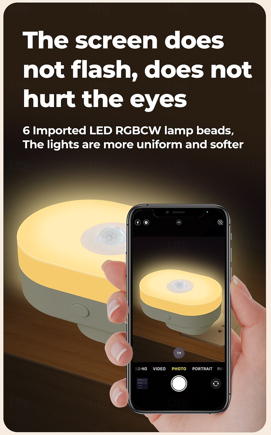 tuya wifi lit human body induction mała lampka nocna multi-gear ściemnianie domowe lampka nocna kontrola lampka sypialna kompatybilna z alexa google home 2025 - $31.99 –P12
