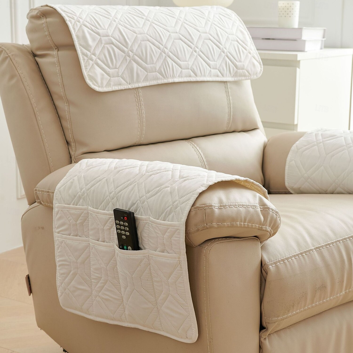 Housse d'accoudoir extensible et durable, housse de protection parfaite pour protéger et rafraîchir les accoudoirs d'un canapé, d'un canapé ou d'une chaise, ajoute du confort et prolonge la durée de de 2025 ? $47.99 –P7