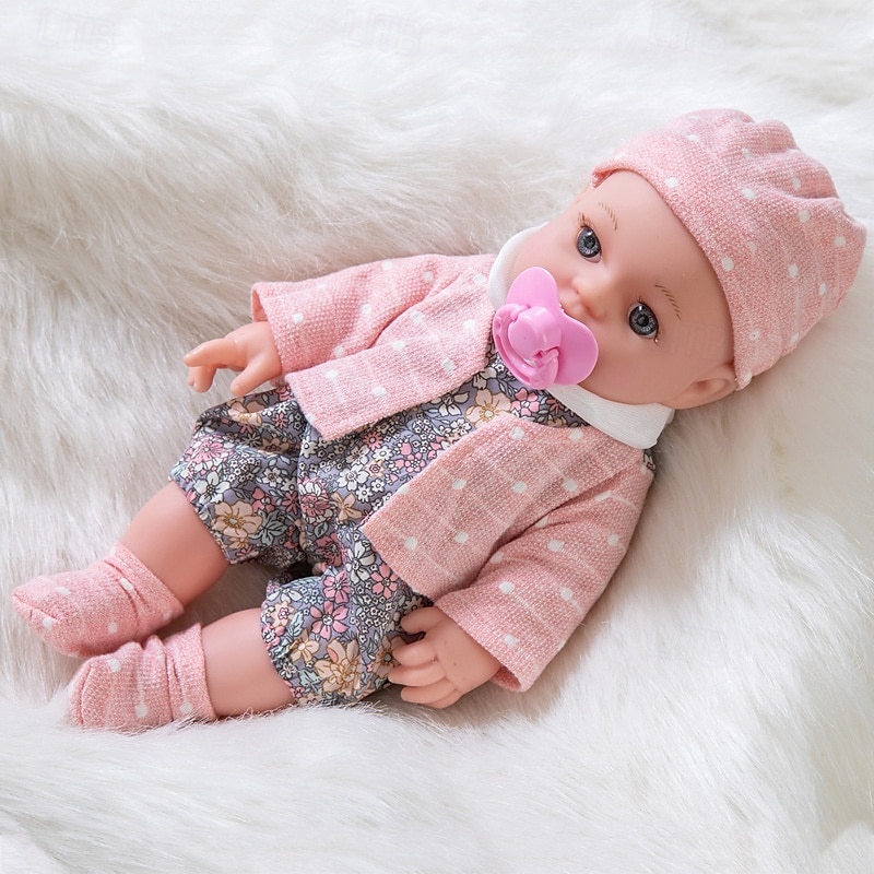 30cm/12tum reborn docka realistisk babydocka med set hatt strumpor napp julfestival present 2025 - $42.99 –P6