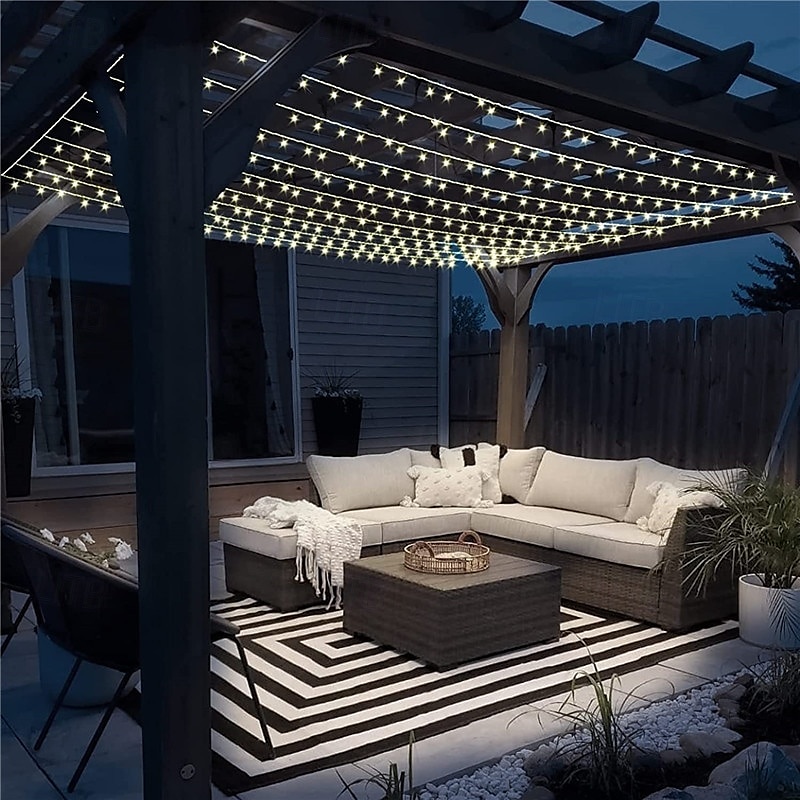 elegante festa de casamento recepção led cortina luzes de corda – 6m x 3m / 3m x 3m 600 leds cintilantes estrelas luzes de fadas para decoração de casa de 2025 por $38.99 –P12