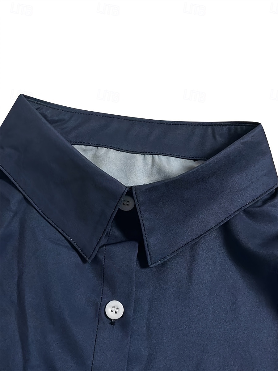 Women's Shirt Geometric Striped Casual Long Sleeve Shirt Collar Regular Tops Work Daily Buttons Print Navy Blue Spring Fall Winter 2025 - $29.99 –P3