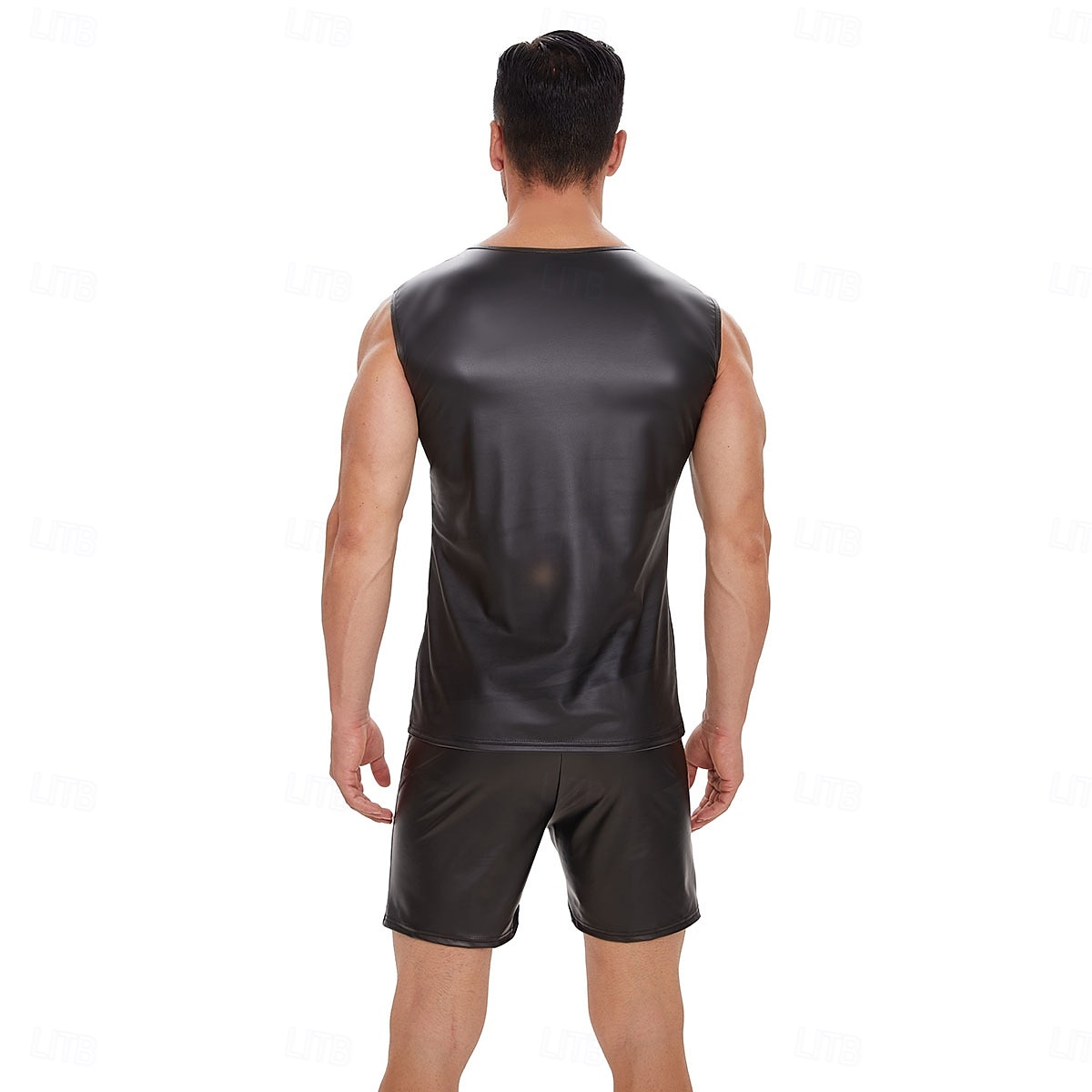 Póló Bőrruházat Trikó Farsangi jelmez Férfi Matt Spandex Ruha mert Teljesítmény Klub Rúdtánc Mindszentek napja Farsang Felnőttek 2025 - $17.49 –P5