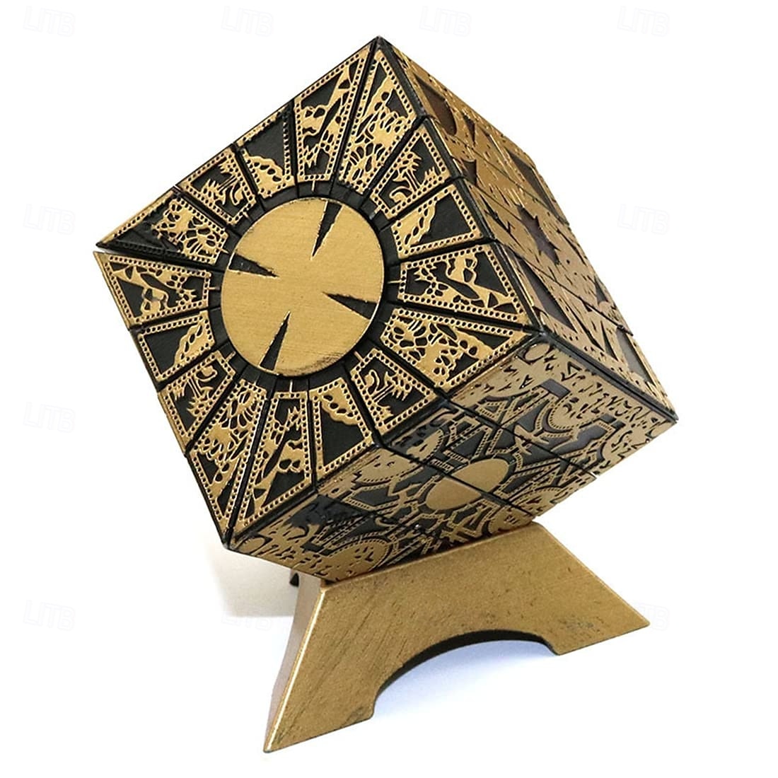 Detachable Hellraiser Puzzle Box, Hellraiser Puzzle Box Functional, Deformation Detachable Lock Puzzle Box. with Base 2025 - $27.99 –P7