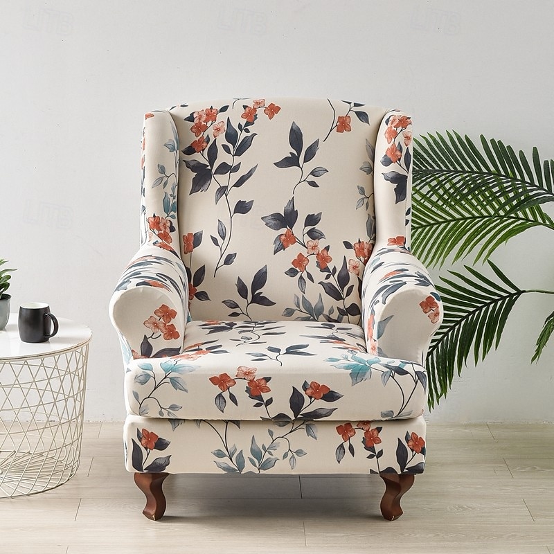 capa para cadeira com encosto alto e elástico, capa durável e elástica com design de estampa elegante, perfeita para proteger e refrescar sua cadeira com encosto alto, ideal para decoração de casa de 2025 por $36.99 –P11