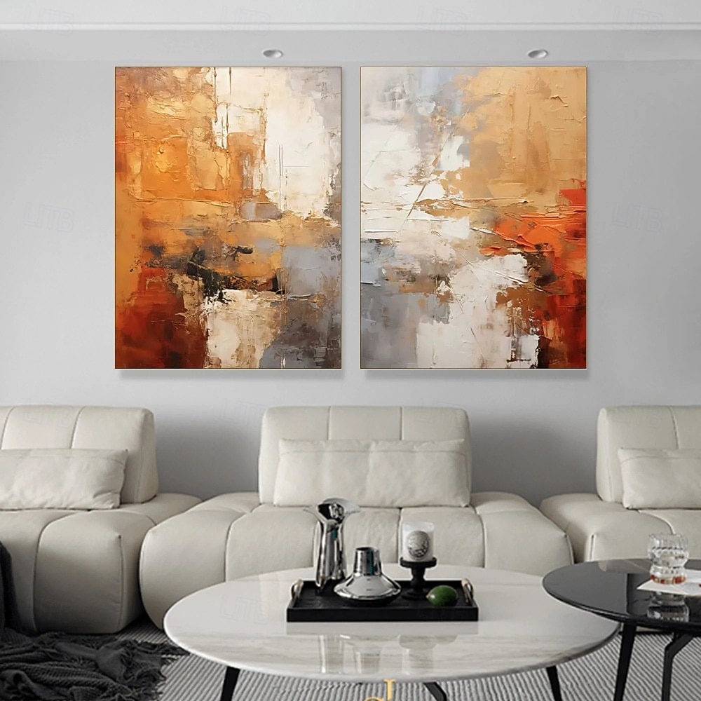 Oil painting Wabi sabi artwork hand painted Wall Art Large abstract painting Palette knife painting Colors abstract wall artmodern abstract canvas large canvas art acrylic orange oil painting 2026 - $108.99 –P1