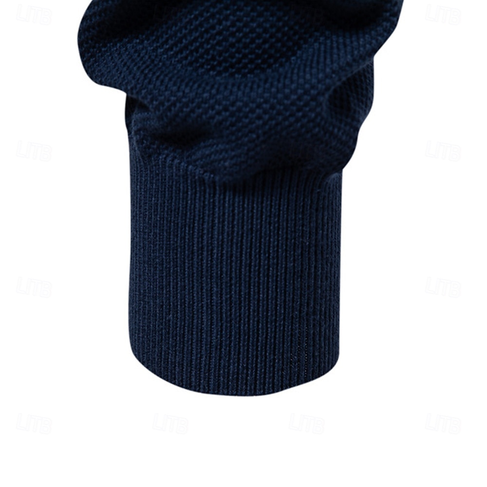 Herren Pullover Strickware Gerippt Stricken Normale Oberteile Umlegekragen Alltagstauglich Bekleidung Frühling & Herbst Weiß Grün S M L 2025 - $40.99 –P12