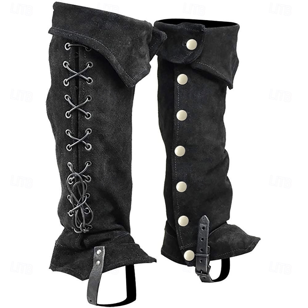Retro Vintage Medieval Século XVII Traje Cosplay Polainas Capas para botas Feira Ren Pirata Guerreiro Cavalheiro Homens Mulheres Unisexo Pirata Fantasia Dia Das Bruxas Carnaval Baile de Máscaras de 2025 por $27.99 –P1