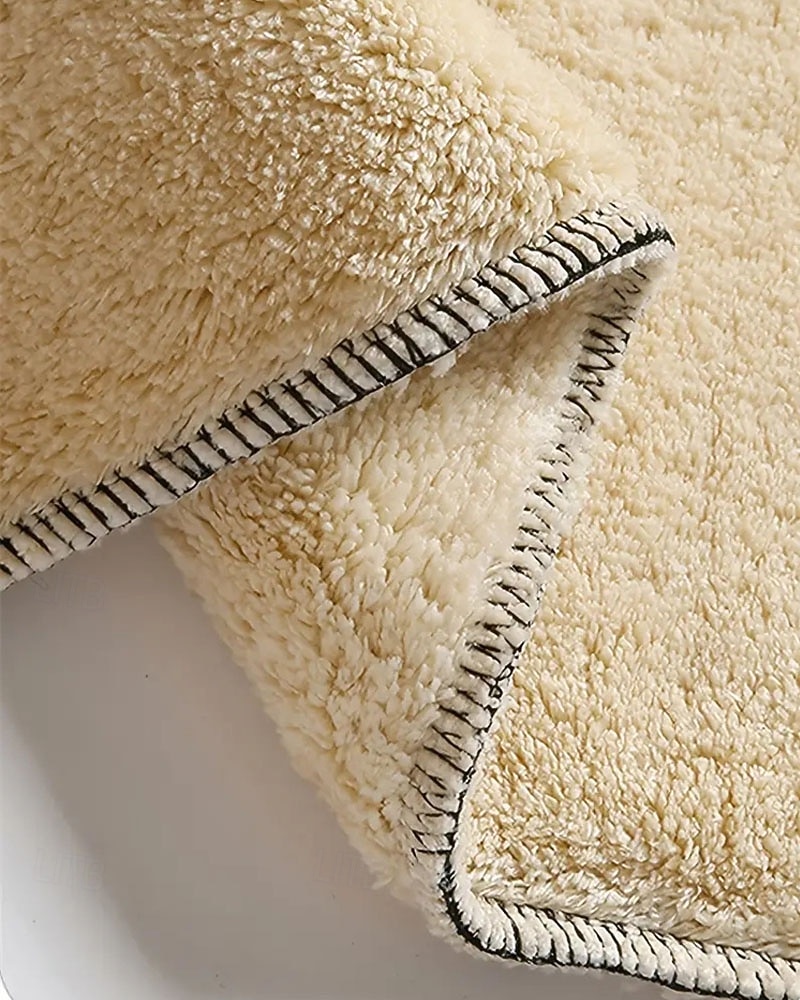 Homens Sherpa Calças de lã Calças de inverno Calças Calça de moletom de perna reta Bolsos Com Cordão Cintura elástica Tecido Conforto Quente Esportes Diário Moda Casual Preto Cinzento Micro-Elástica de 2026 por $17.99 –P5