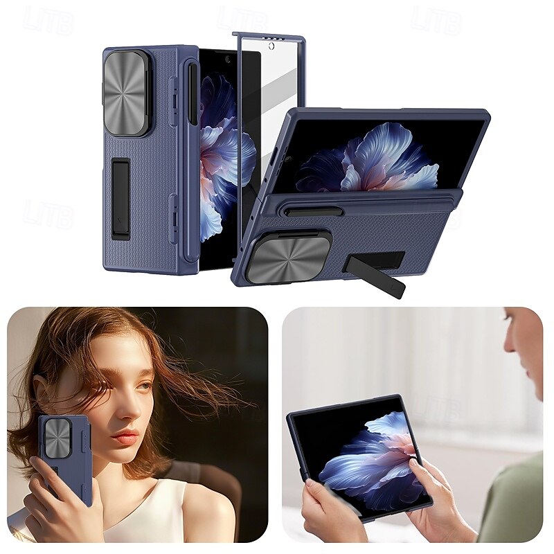telefono Custodia Per Piega a Z 6 Per retro Con supporto Portamatite Resistente agli urti Retrò TPU PC del 2025 a $33.99 –P1