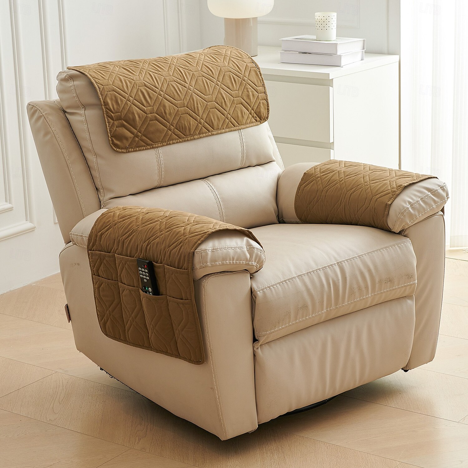 Housse d'accoudoir extensible et durable, housse de protection parfaite pour protéger et rafraîchir les accoudoirs d'un canapé, d'un canapé ou d'une chaise, ajoute du confort et prolonge la durée de de 2025 ? $47.99 –P3