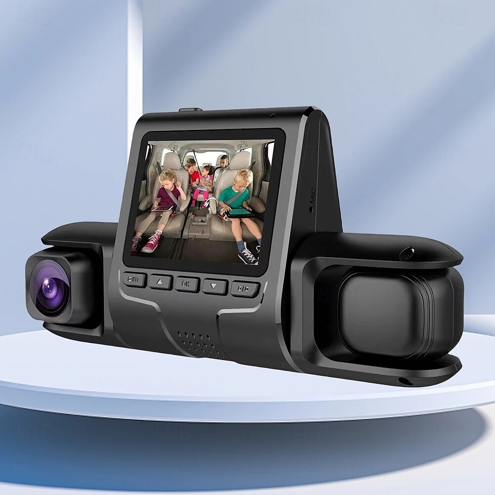 3 Lens Car Video Recorder Motion Detection HD 1080P Vehicle Driving Recorder G-Sensor Auto Video Camera LCD Display Night Vision 2025 - $39.99 –P1