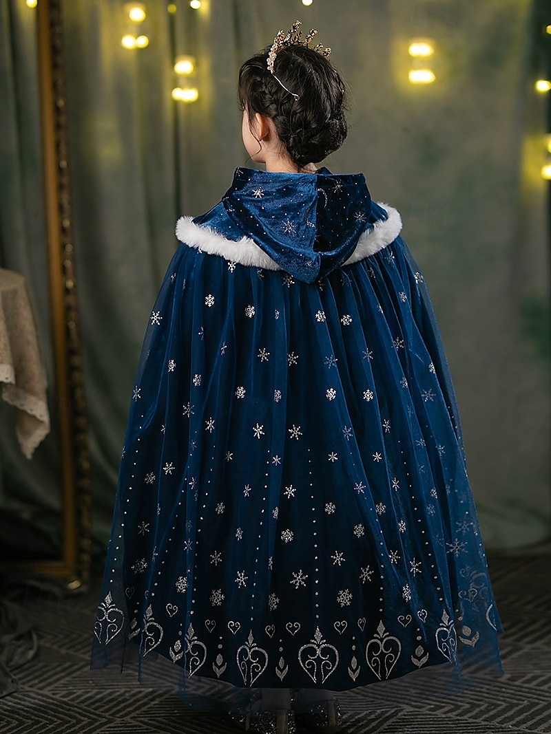 Frozen Princesas Cuento de Hadas Elsa Capa Disfraz de fiesta temática traje de cosplay Cosplay de película for Chica Niños Navidad Carnaval Año Nuevo Rendimiento Fiesta de Cumpleaños 2025 - $7.49 –P3