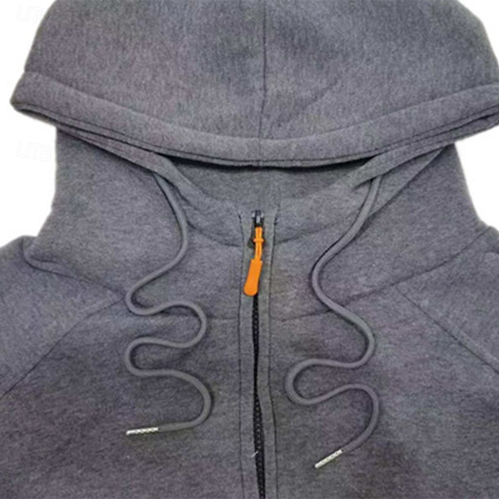 Hombre Sudadera con un cuarto de cremallera Sudadera con capucha raglán Sudadera táctica con capucha Negro Burdeos Azul Marino Azul Real Caqui Media cremallera Plano Deporte Diario Festivos Ropa de 2025 - $27.99 –P2