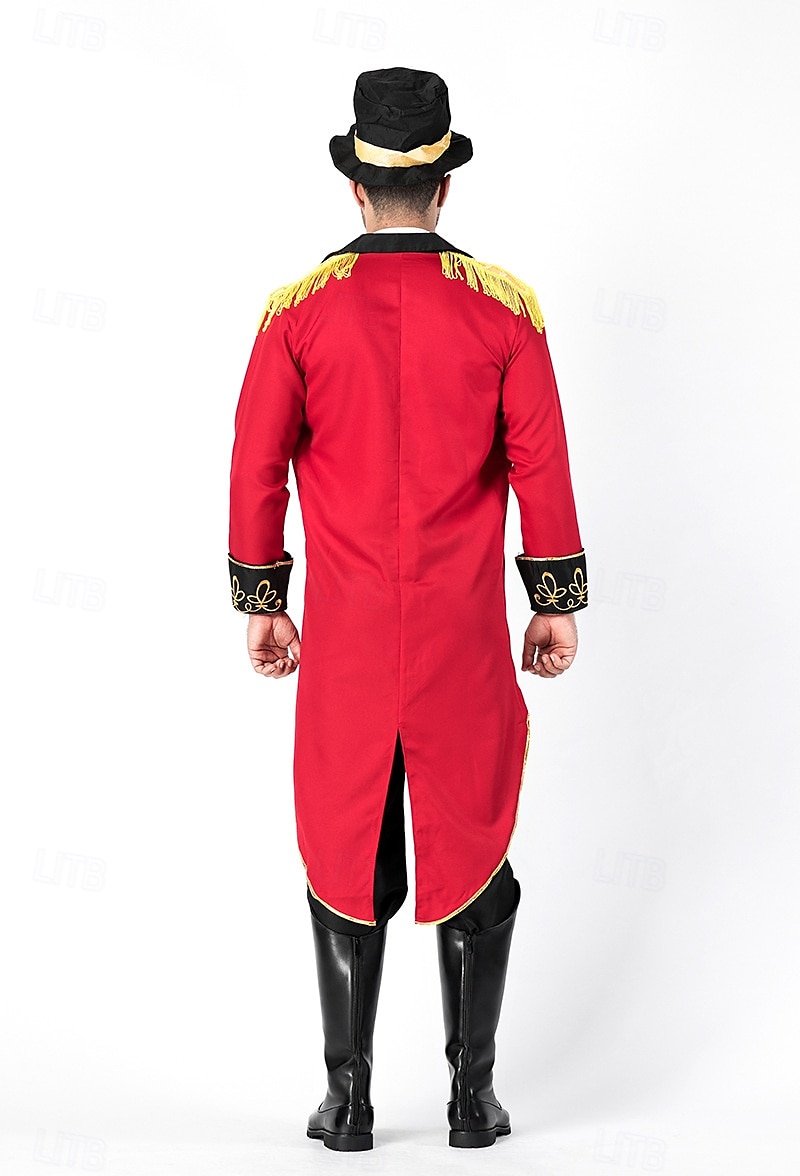 Dompteur Faschingskostüme Austattungen Kostüm Zirkusjacke Erwachsene Herren Leistung Party Klub Halloween Karneval Einfaches Karnevalskostüm 2025 - $114.99 –P7