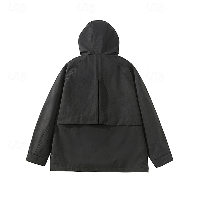 Men's Softshell Jacket Hiking Jacket Outdoor Windproof Water Resistant Lightweight Jacket Windbreaker Jacket Traveling Black White Yellow Red Purple 2025 - $55.99 –P3