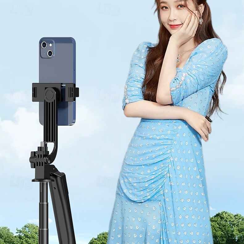 Palo de selfie  Bluetooth Extensible Longitud máxima 180 cm Para Universal Androide / iOS Universal 2025 - $33.99 –P2