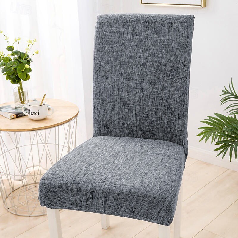 matstolsöverdrag stretch stol säte överdrag spandex med elastiskt bottenskydd för matsal bröllopsceremoni tålig tvättbar 2025 - $9.49 –P3