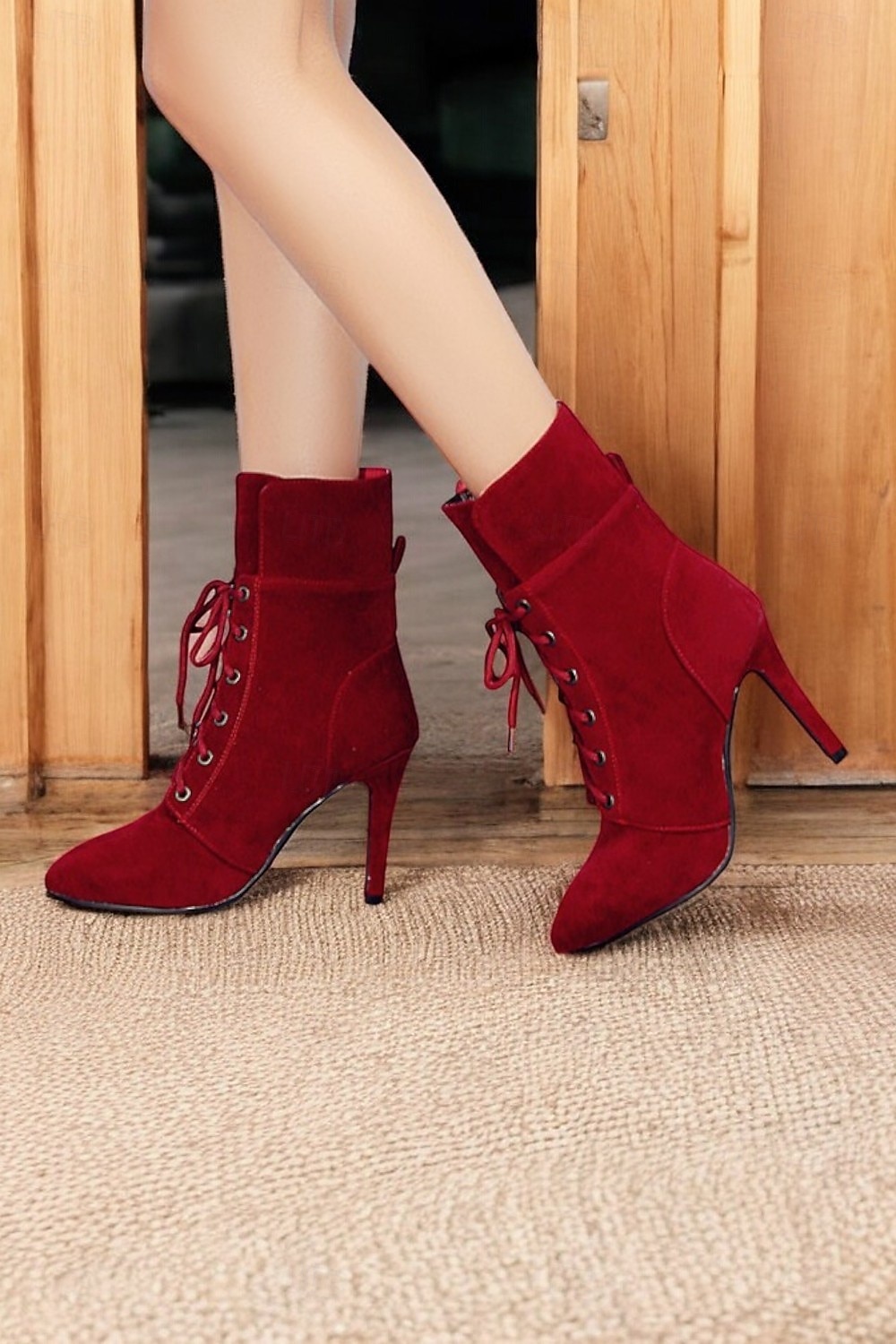 bottes à talons hauts à lacets jaunes pour femmes – des chaussures audacieuses et tendance pour des tenues à la mode et des occasions spéciales de 2025 ? $46.99 –P4