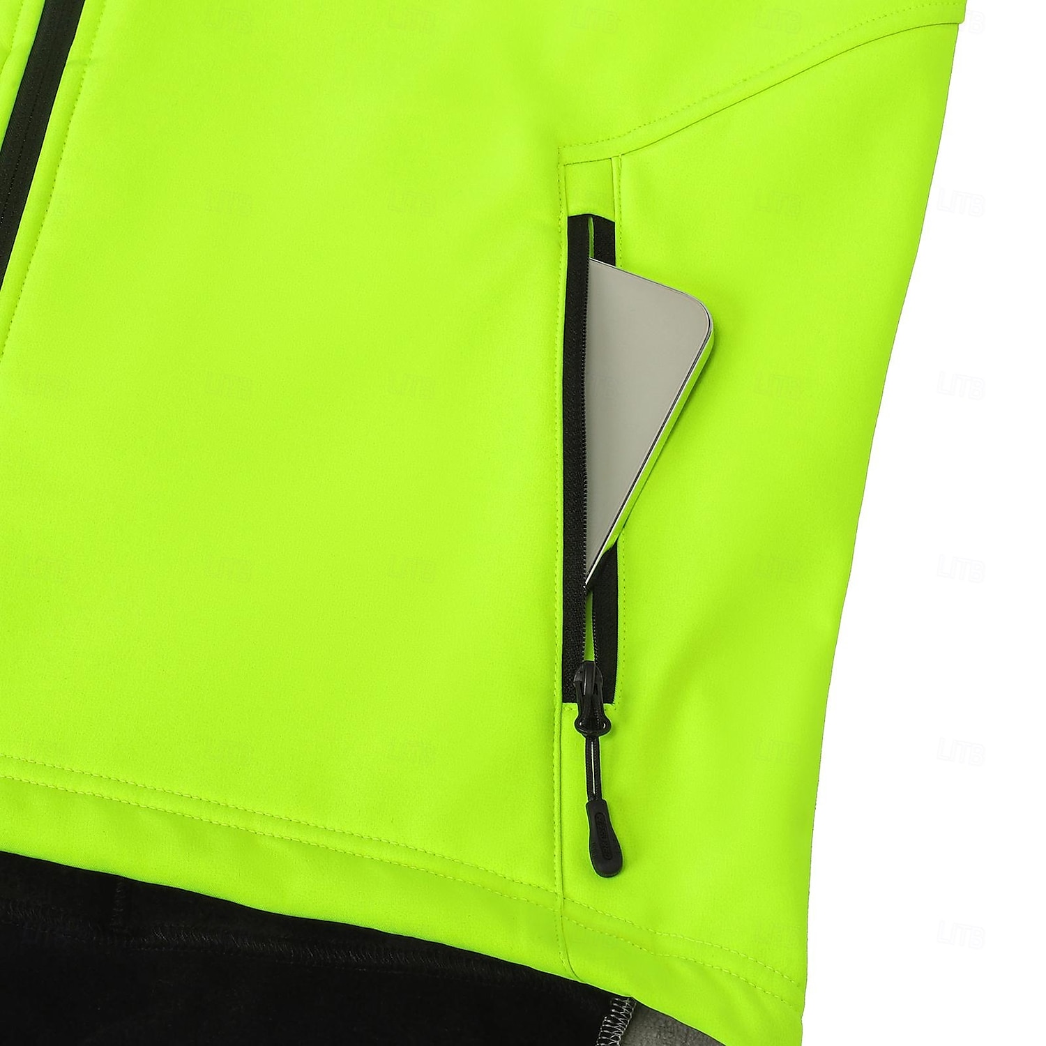 Arsuxeo Herren Fahrradjacke Radjacke Fleecejacke Winter Radfahren Warm Feuchtigkeitsableitung Atmungsaktivität Fahhrad Jacke Kapuzenshirt MTB Mountain Rennrad Radfahren in der Stadt Schwarz Orange 2025 - $54.99 –P7