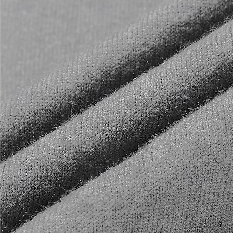 Муж. Свитер жилет Платье-свитер Шерстяной свитер Пуловер Свитер Вязать Трикотаж Сплошной цвет V-образный вырез Стиль Старинный Снова в школу! Одежда Весна Осень Винный Черный S M L 2026 - $26.99 –P9