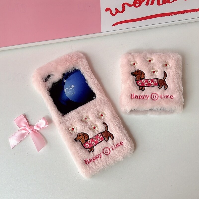 telefone Capinha Para Z Flip 7 Z Virar 6 Z Flip 5 Z Flip 4 Z Flip 3 Capa traseira Antichoque Retro Felpudo de 2025 por $18.99 –P9