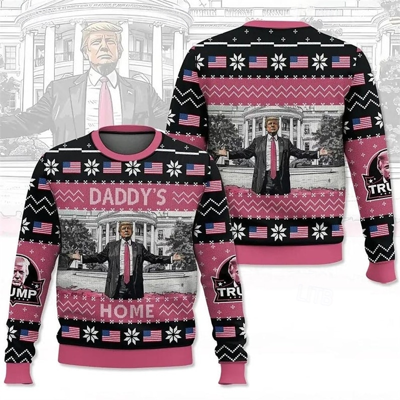 Mikulás Adu Pullover Vicces karácsonyi pulóver 3D Karácsony Vicces Kompatibilitás Páros Férfi Női Felnőttek Karácsony Farsang 3D nyomtatás Parti Fesztivál 2025 - $26.99 –P2