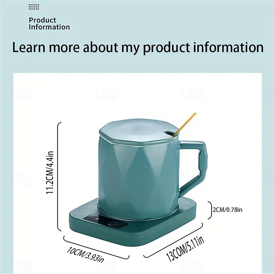 USB Electric Mug Mat Constant Temperature Intelligent Warm Coaster Rapid Heating Mug Heater Warmer Office Low Power Home Office Gift 2026 - $14.99 –P2