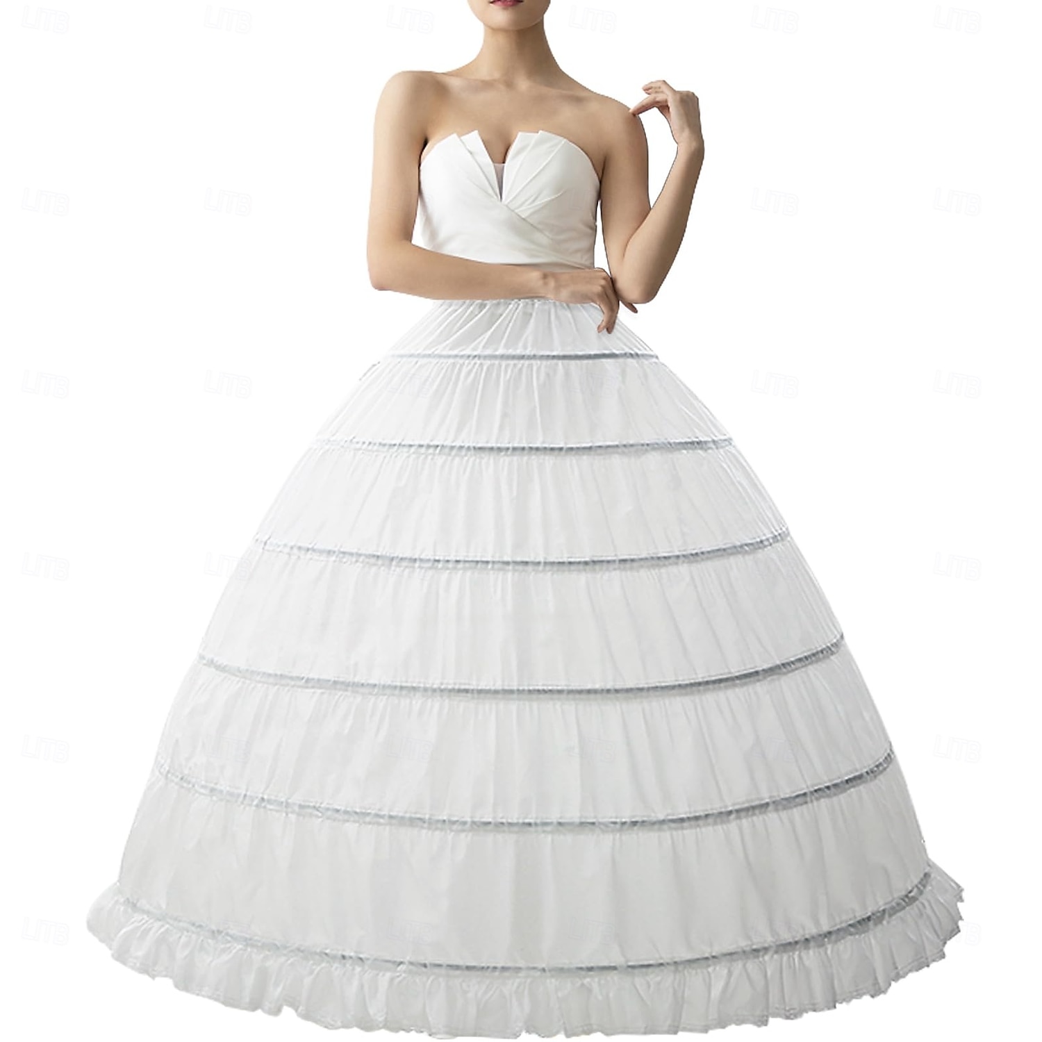 Rococo Βικτωριανής Εποχής Prințesă Combinezon Sub Fusta Fusta din tul Culoare solidă Costume de fancy Pentru femei Mascaradă Evenimente / Petrecere Bal Adulți Fustă 2025 - $26.99 –P1