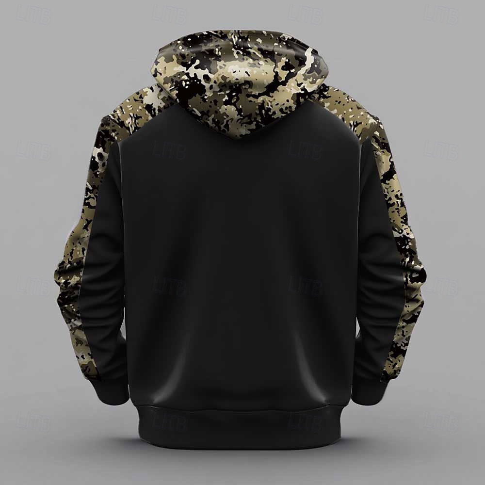 Men's Hoodie Black Brown Green Hooded Camouflage Camo / Camouflage 3D Print Cool Fall Winter Clothing Apparel Hoodies Sweatshirts  2025 - $29.99 –P3