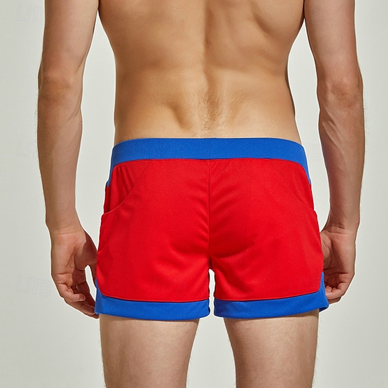 Herren 1 pc Unterwäsche Boxer Boxer-Shorts Patchwork Polyester Atmungsaktiv Weich Komfortabel Farbblock Mittlere Hüfthöhe Schwarz Weiß 2025 - $18.99 –P19