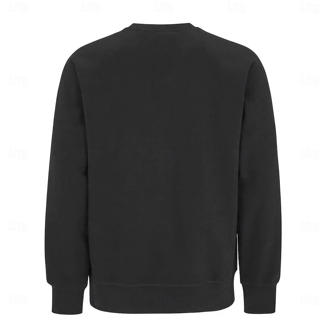 Herr Tröja Svart Mörkgrå Rund hals Slät Ledigt Dagligen Sport icke-tryck Grundläggande Träning Höst Vinter Kläder Pull Tröjor Långärmad 2025 - $31.99 –P4
