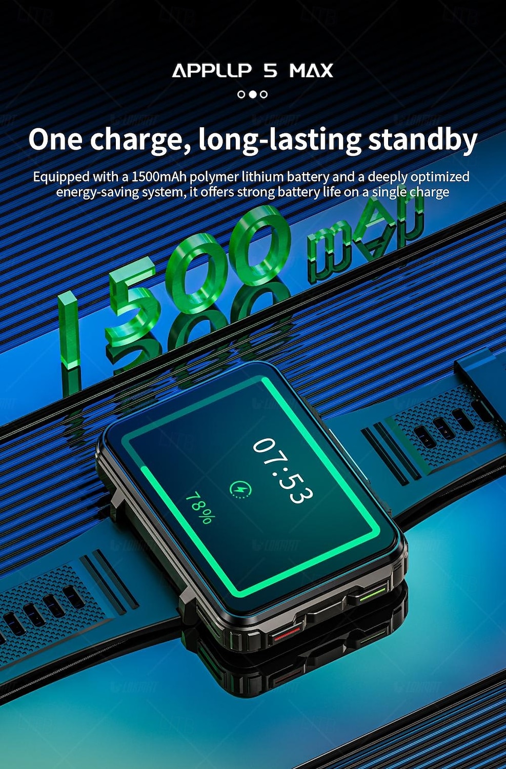 LOKMAT APPLLP 5 MAX Умные часы 2.4 дюймовый Смарт-часы-телефон 3G 4G Bluetooth Педометр Напоминание о звонке Датчик для отслеживания сна Совместим с Android iOS Женский Мужчины GPS 2025 - $231.99 –P19
