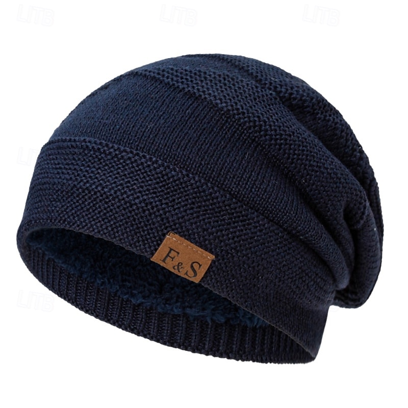 Per uomo Unisex Cappello a cuffia Cappelli invernali Berretti 骷髅头毛线帽 Cappello lavorato a maglia Nero Vino Poliestere Lavorato a maglia Accogliente Da tutti i giorni Per uscire Tinta unita / tinta del 2025 a $7.99 –P4