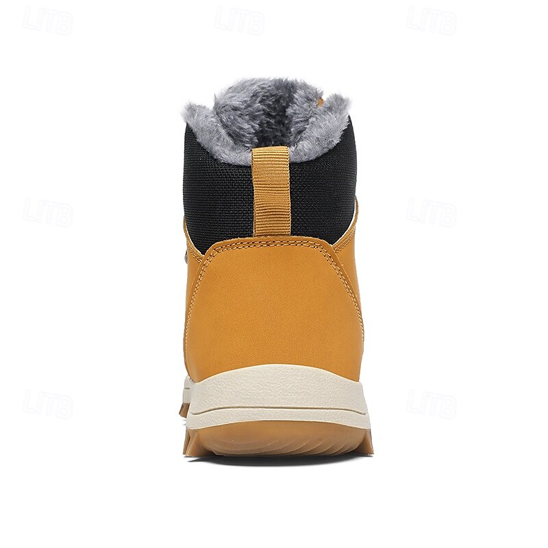 botas de inverno masculinas impermeáveis e isoladas com sola de borracha antiderrapante e forro de pele sintética para caminhadas ao ar livre de 2025 por $64.99 –P5
