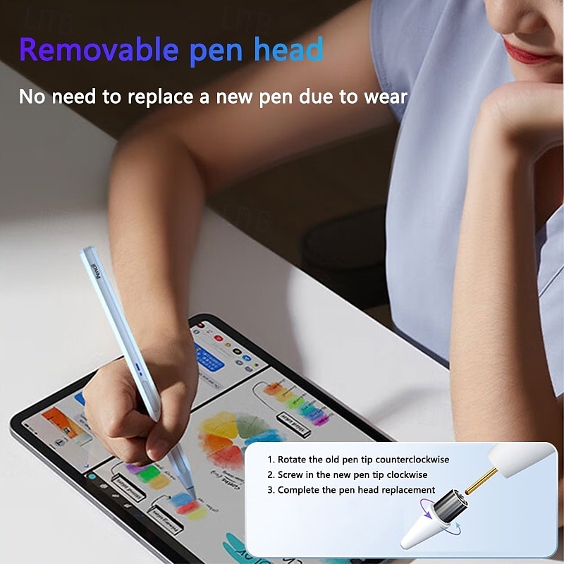 BP-19BL Universal Stylus Pens for Touch Screens Fine Point Active Smart Digital Pencil Compatible For iPad and Most Tablet 2025 - $33.99 –P5