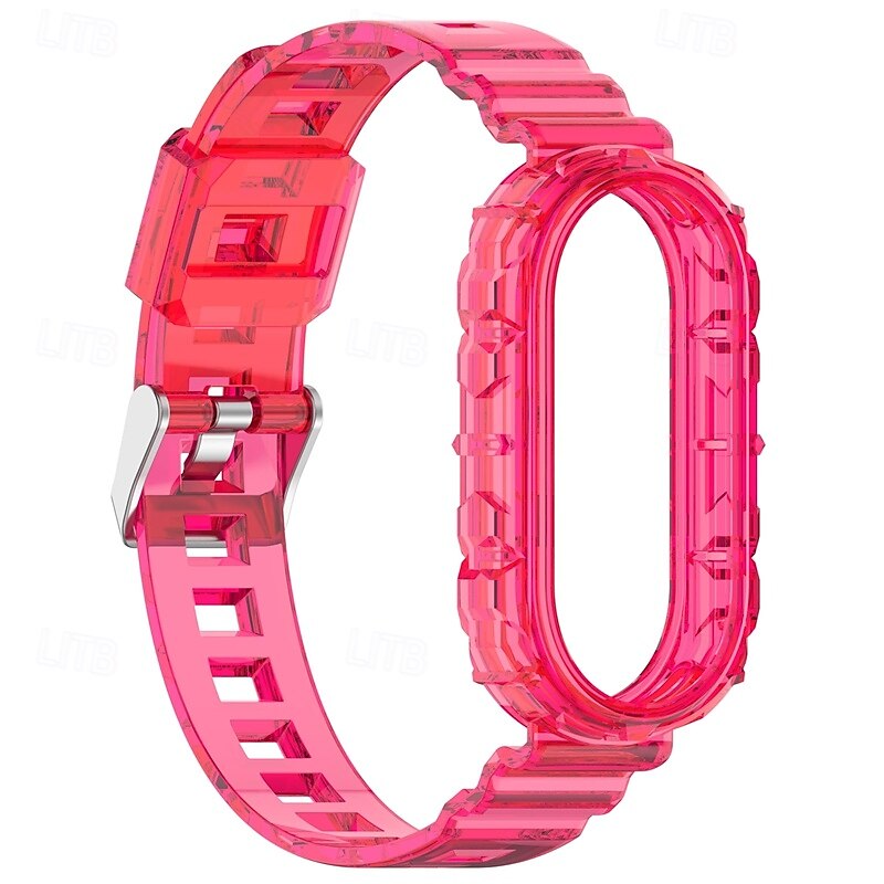 Älykäs ranneke Yhteensopiva Xiaomi Mi Band 8 Älykello Hihna Säädettävä Solo Loop Urheiluhihna Korvaus Ranneke 2025 - $12.99 –P18