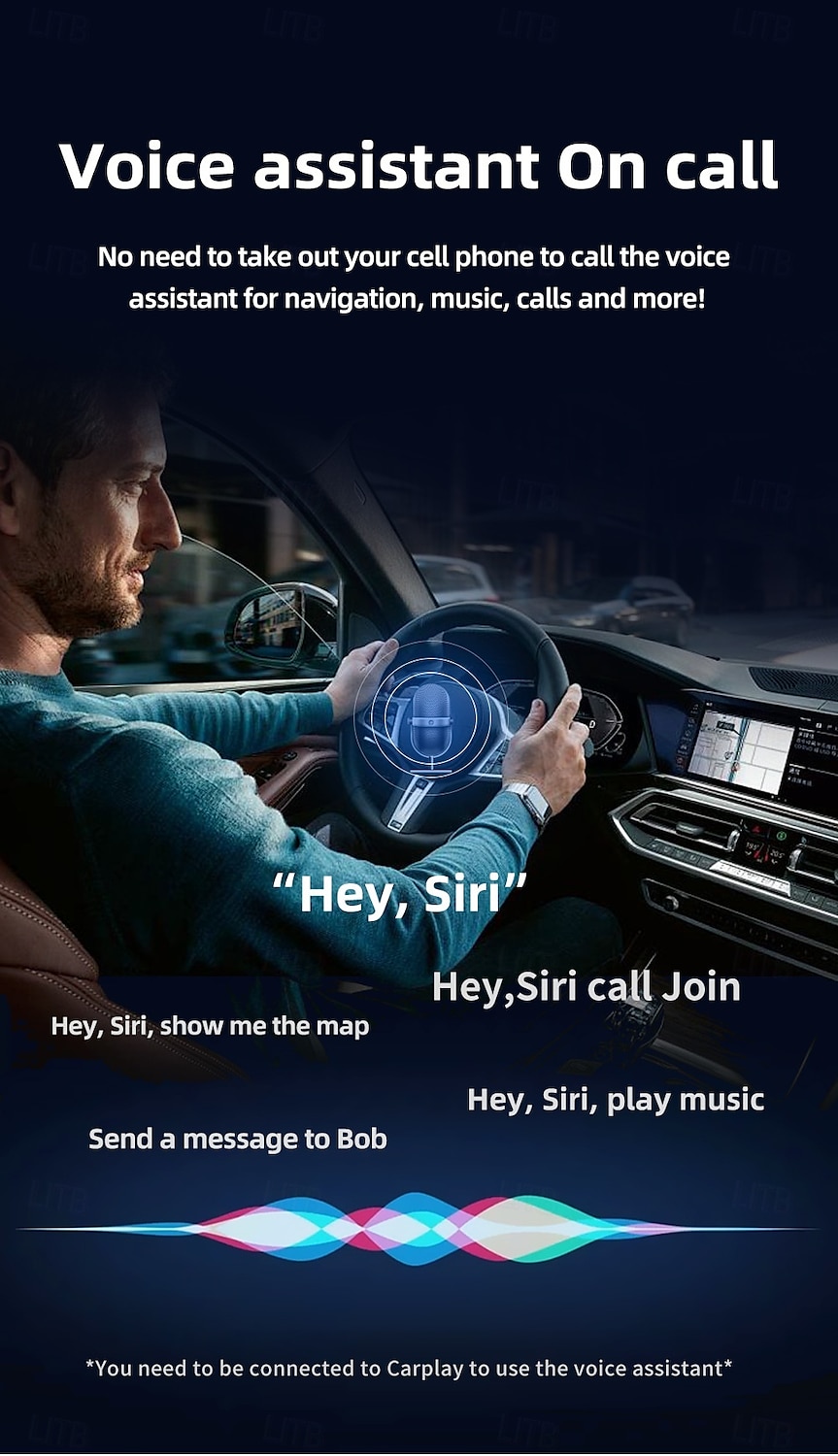 7-inch Portable Navigator Wireless Carplay Car MP5 Player Multimedia Bluetooth FM Plug-in Card 2025 - $158.99 –P5