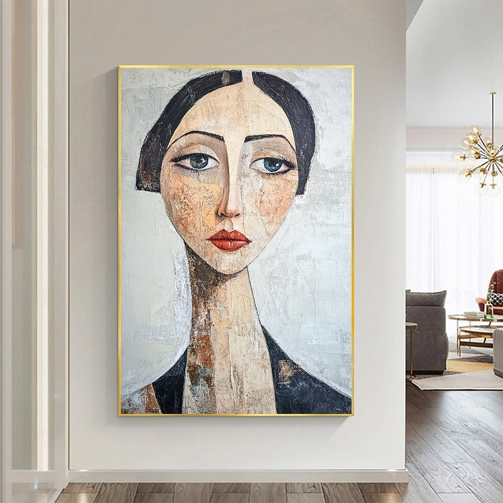 handmålad pablo picasso kvinnor abstrakt canvaskonst oljemålning handgjord firgure oljemålning för vardagsrum sovrum heminredning väggkonst vacker flicka målning 2025 - $116.99 –P1