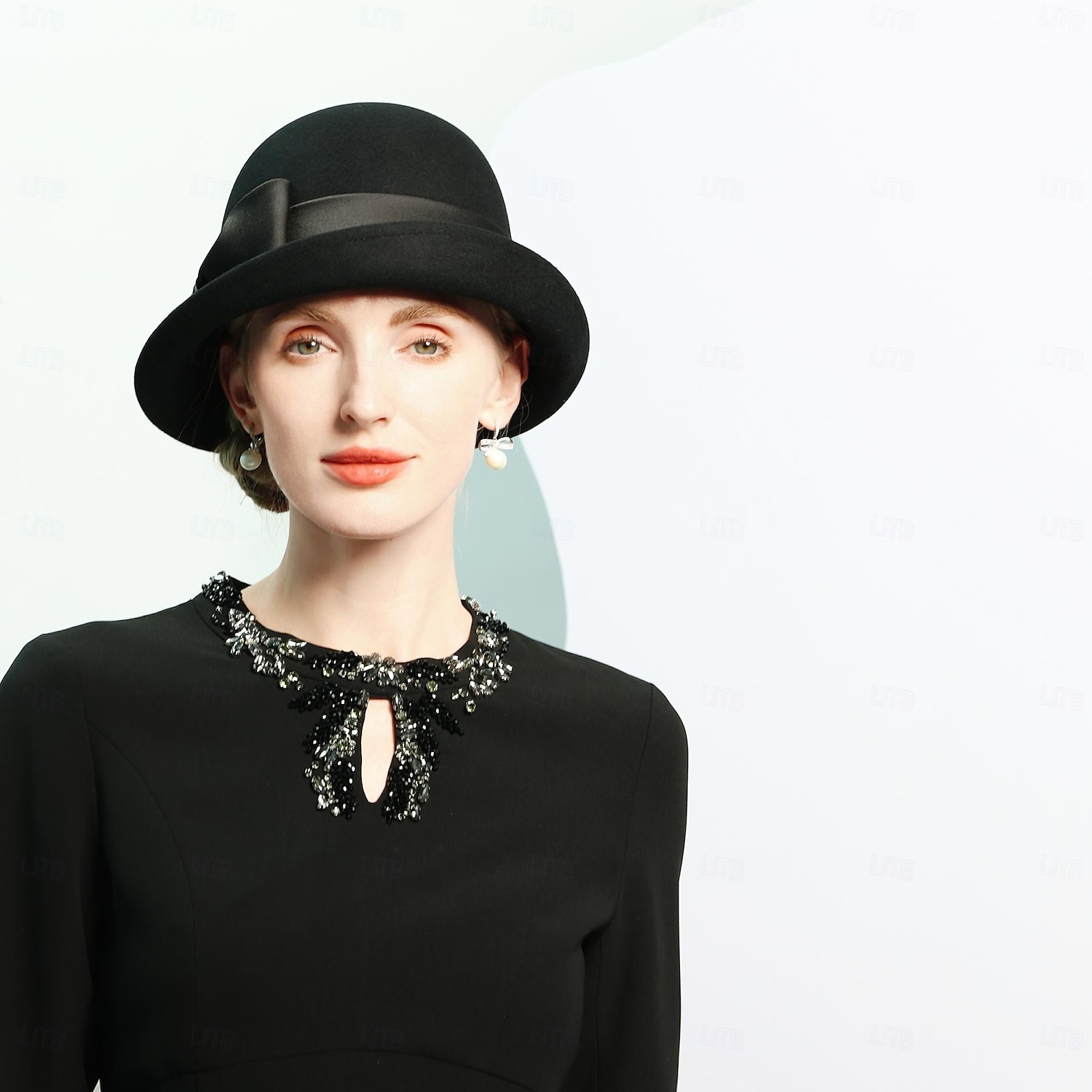 Hats 100% Wool Bowler / Cloche Hat Bucket Hat Top Hat Wedding Tea Party Elegant With Bowknot Pure Color Headpiece Headwear 2025 - $41.99 –P4