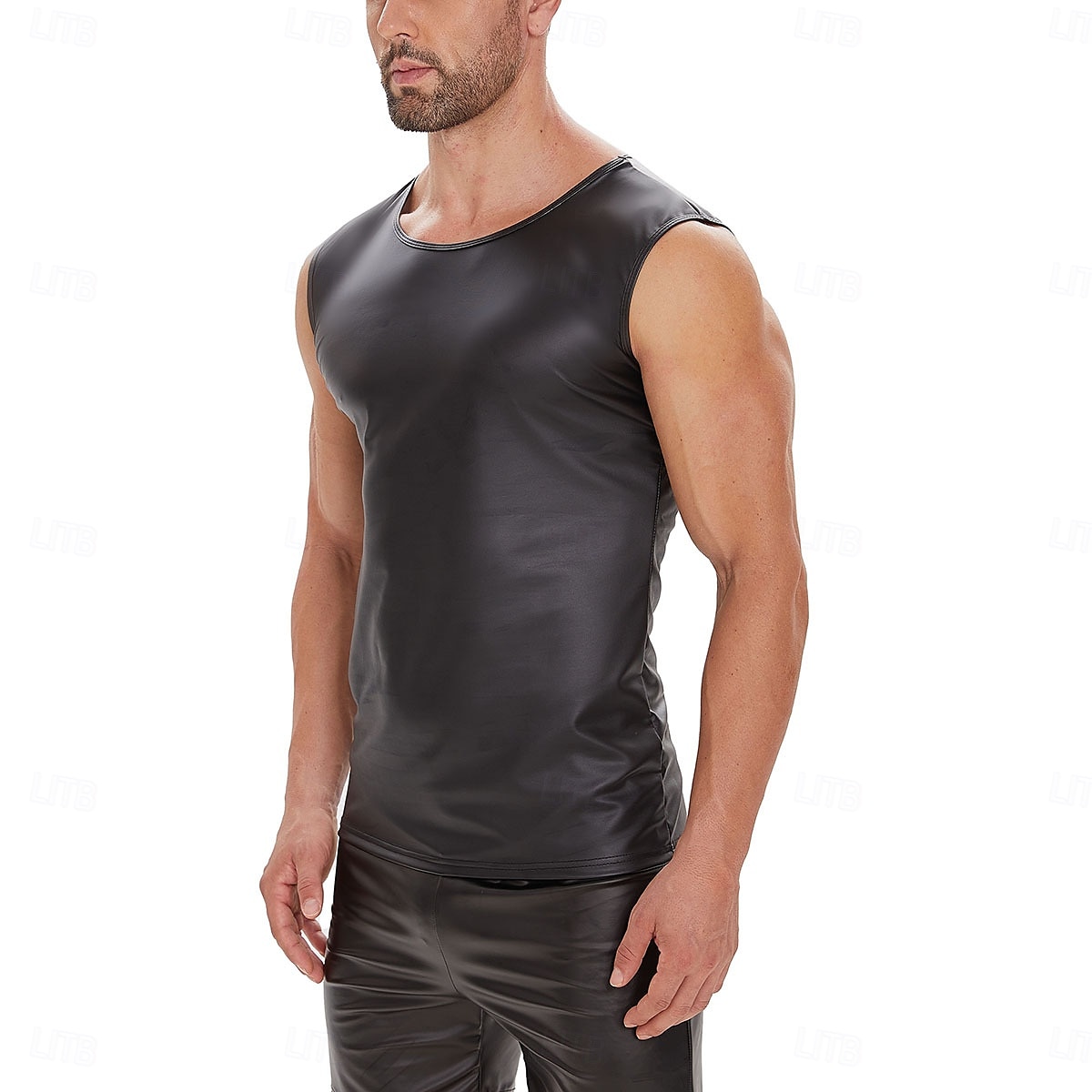 Póló Bőrruházat Trikó Farsangi jelmez Férfi Matt Spandex Ruha mert Teljesítmény Klub Rúdtánc Mindszentek napja Farsang Felnőttek 2025 - $17.49 –P3