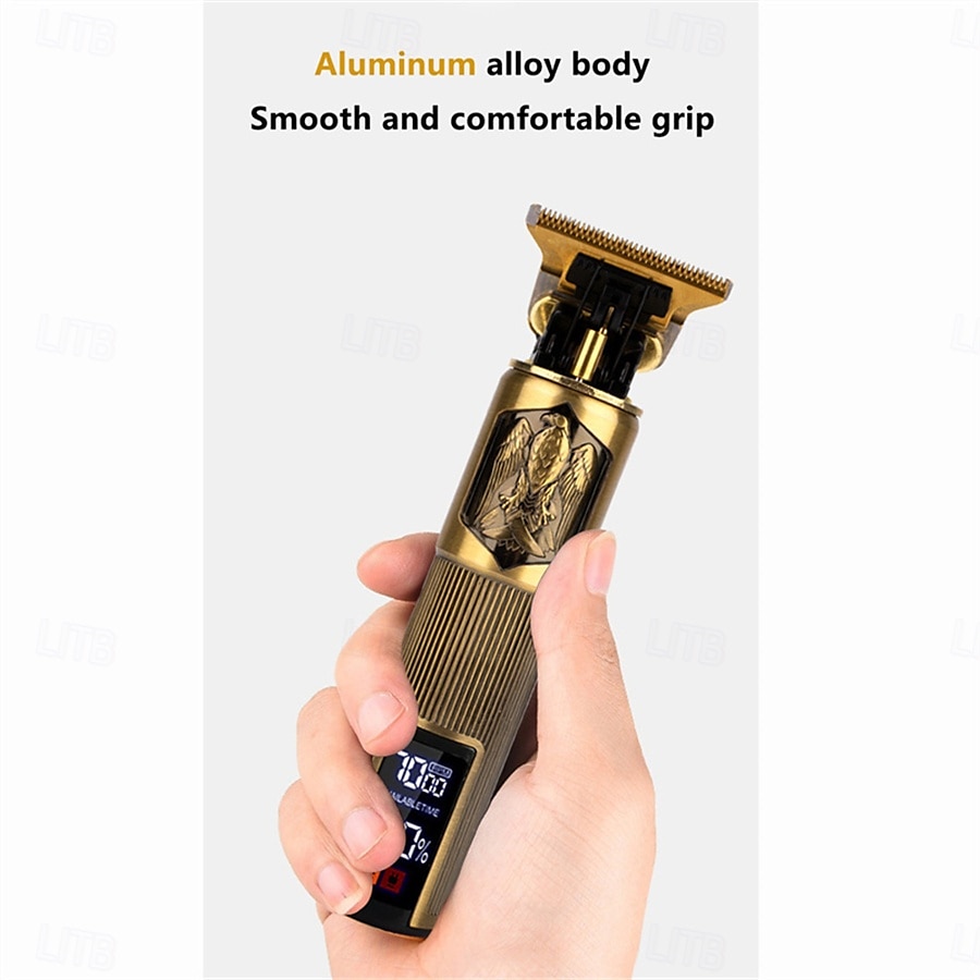 Professional Hair Cutting Machine Wireless Electric Hair Trimmer Digital Display Hair Clipper Men Beard Shaver Barber For Men 2025 - $23.99 –P8