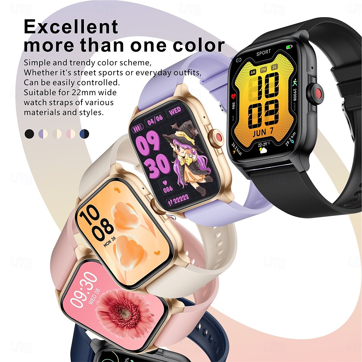 QX15 Smart Watch 1.85inch Health Monitoring AI Voice Assistant Men Women Fashion Sport Fitness Tracker Smartwatch 2025 - $39.99 –P4